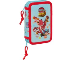 Safta Paw Patrol Dino Rescue double pencil case 29pcs