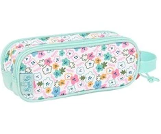 Dvigubas penalas Peppa Pig Cosy corner Šviesiai mėlyna (21 x 8 x 6 cm)