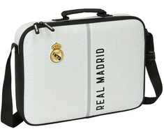 Safta Mokyklinė kuprinė Real Madrid C.F. Balta Pilka 38 x 28 x 6 cm