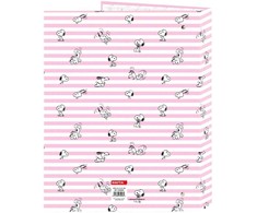 Safta Snoopy A4 cardboard 4 rings binder