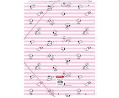 Safta Snoopy A4 cardboard binder with flaps