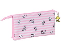 Safta Snoopy triple pencil case