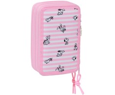 Safta Snoopy triple pencil case 37pcs