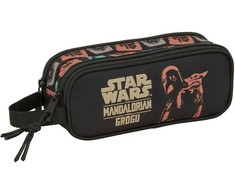 Safta Star Wars Mandalorian &amp; Grogu double pencil case
