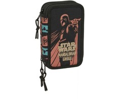 Safta Star Wars Mandalorian &amp; Grogu triple pencil case 37pcs