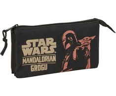 Safta Star Wars Mandalorian &amp; Grogu triple pencil case