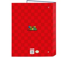 Safta Super Mario A4 cardboard 4 rings binder