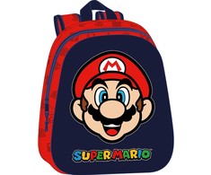 Safta Super Mario Bros 3D backpack 33cm