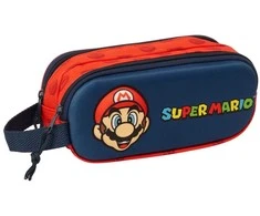 Safta Super Mario Bros double 3D pencil case