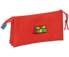 Safta Super Mario triple pencil case