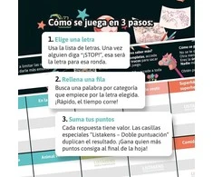 Sd Games Spanish Listos Listas y Listakens Junior board game