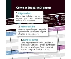 Sd Games Spanish Listos Listas y Listakens Party board game