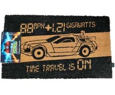 Sd Toys Back to the Future Time Machine doormat