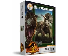 Dėlionė Sd Toys Jurassic World Triceratops 3D puzzle 100pcs