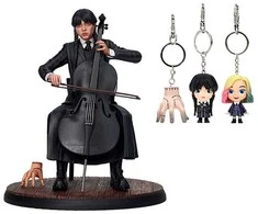 Sd Toys Wednesday figure Wednesday Cello + keychain