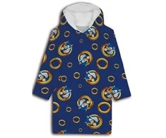 Sega Sonic the Hedgehog oversize sweatshirt coat kids coral
