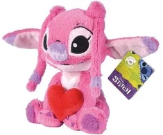 SIMBA Disney Stitch Angel heart plush toy 25cm