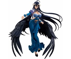 Smile Overlord Albedo Jet Juodas Dress Pop up Parade figure 25cm