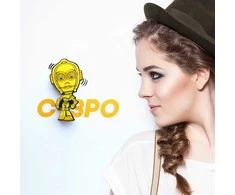Star Wars C-3PO 3D Light FX mini lamp