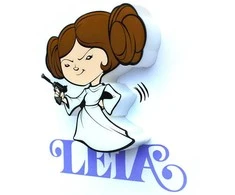 Star Wars Leia 3D Light FX mini lamp