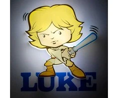 Star Wars Luke Skywalker 3D Light FX mini lamp