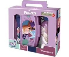 STOR Pikniko rinkinys Mickey Mouse Fun-Tastic Sumuštinių keptuvė 400 ml Prietaisai Butelis Aliuminis