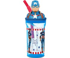 STOR Butelis The Avengers Invencible Force Captain America 360 ml