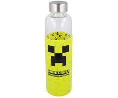 STOR Minecraft silicone cover glass bottle 585ml