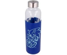 STOR Sonic The Hedgehog silicone cover glass bottle 585ml