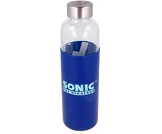 STOR Sonic The Hedgehog silicone cover glass bottle 585ml