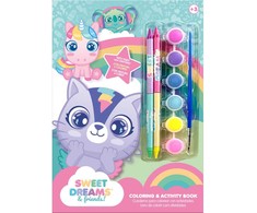 Kids Euroswan - Akcesoria licencyjne Kids Euroswan - Priedai licencyjne Rinkinys kreatywny do kolorowania i malowania | Sweet Dreams