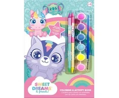 Kids Euroswan - Akcesoria licencyjne Kids Euroswan - Priedai licencyjne Rinkinys kreatywny do kolorowania i malowania | Sweet Dreams