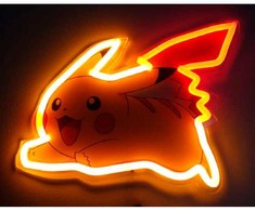 TEKNOFUN Pokemon Pikachu neon mural lamp