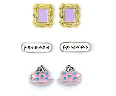 The Carat Shop Friends Set 3 pairs of earrings