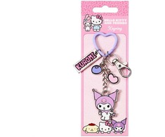 The Carat Shop Hello Kitty Kuromi keychain