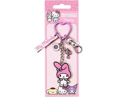 The Carat Shop Hello Kitty My Melody keychain