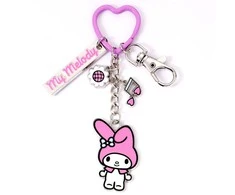 The Carat Shop Hello Kitty My Melody keychain
