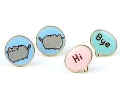 Artgeist Dvigubi „Pusheen“ auskarai – žavingas akcentas jūsų stiliui ir džiaugsmui