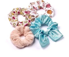 The Carat Shop Pusheen Set 4 hair scrunchies