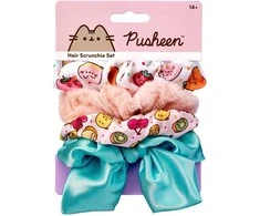 The Carat Shop Pusheen Set 4 hair scrunchies
