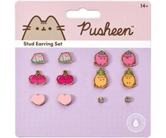 The Carat Shop Pusheen Set 6 pairs of earrings