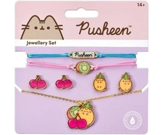The Carat Shop Pusheen Set Necklace + bracelets + earrings