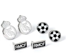 The Carat Shop Real Madrid set 3 Pairs of earrings