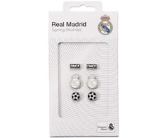 The Carat Shop Real Madrid set 3 Pairs of earrings