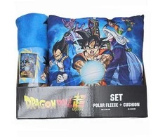Toei Animation Dragon Ball Super polar blanket + cushion set