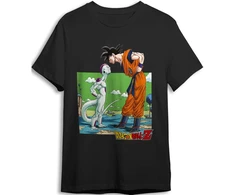Toei Animation Dragon Ball Z Goku vs Frieza adult t-shirt