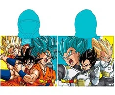 Toei Animation Dragon Ball Z microfibre poncho towel