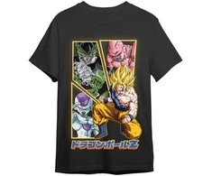 Toei Animation Dragon Ball Z Villains &amp; Goku adult t-shirt