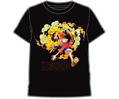 Pc Merch One Piece - Luffy Attack marškinėliai | L Dydis