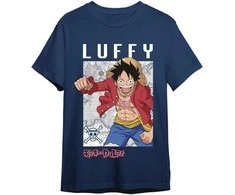 Toei Animation One Piece Monkey D. Luffy Map adult t-shirt